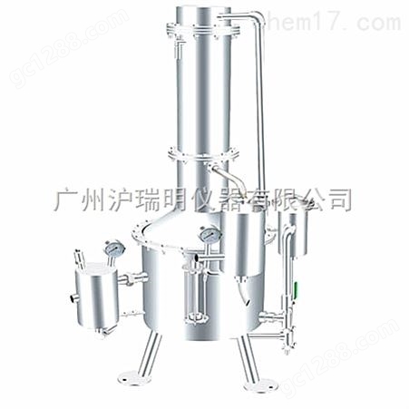 SHZ32-100不锈钢塔式蒸汽重蒸馏水器
