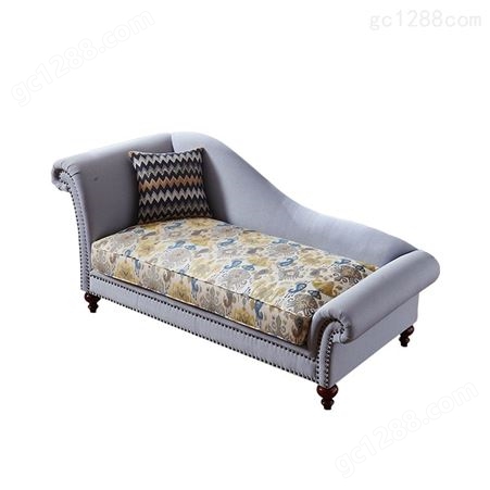 美式贵妃椅小户型榻榻米沙发美人榻懒人椅主卧室床边单人阳台躺椅
