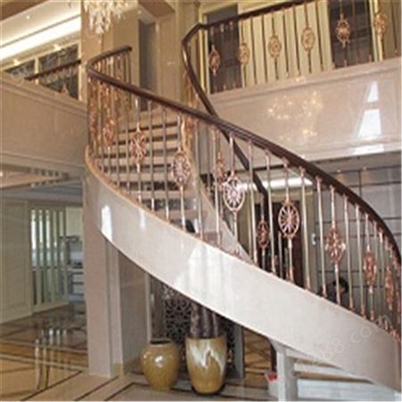 欧式铜雕楼梯 旋转网红设计 款式丰富 支持定制