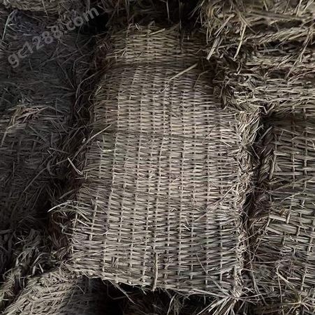 重工设备运输加固防滑垫 机械编织制作 稻草铺设均匀 早春农产品