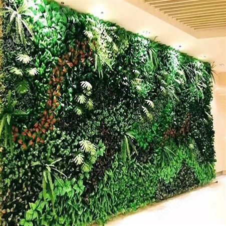 家庭植物墙 人工草坪多钱一平方 室内仿真绿植墙 定制仿真植物