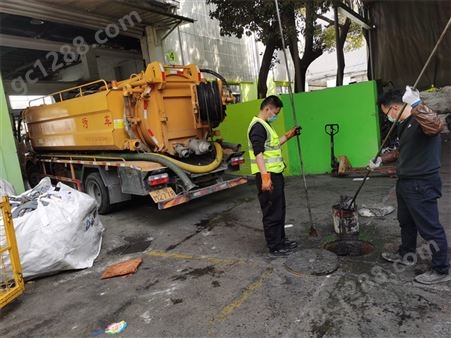 上海高压清洗管道 清理化粪池污水池隔油池