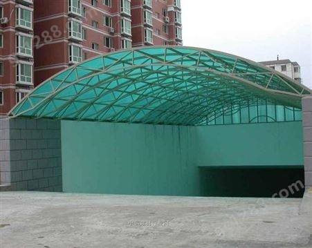 北京阳光板雨棚耐力板自行车棚玻璃封阳台封露台彩钢棚