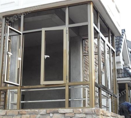 北京专业建造阳光房钢结构二层阁楼封露台彩钢房