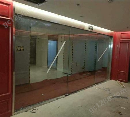 松下自动玻璃门 自动感应门 北京定做安装维修 昌盛门业