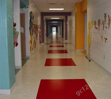 幼儿园pvc塑胶地垫材料 幼稚园塑胶地板施工【17年工程经验】