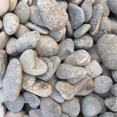 圣翔矿产品天然鹅卵石厂家批发 人工造景工程装饰石子