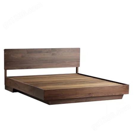 惠之腾 全屋定制 多功能设计实木高箱储物床 现代简约原木床