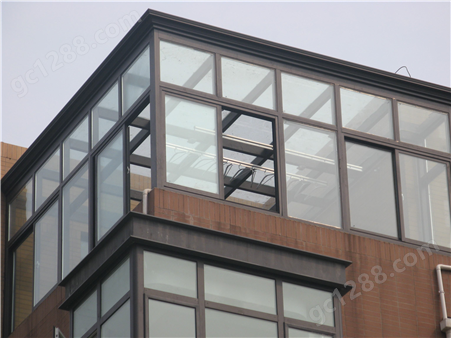 鸿森莱卡欧式断桥铝门窗阳光房 室外工程铝合金推拉窗订制