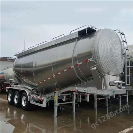 散装水泥罐车铝合金42立方运输粉粒物料轻量化