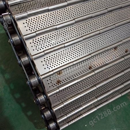 不锈钢链板带 YuPu/御普 不锈钢输送机链板 金属传送链板 生产厂家价格
