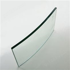 高难度热弯玻璃定做4mm装饰展示保护盖板弧形耐温防爆钢化玻璃