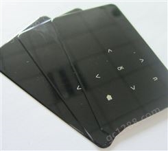 供应智能门锁面板各种触控玻璃丝印定制2mm钢化加工
