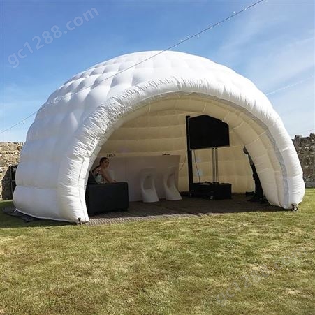 PVC户外野营大型充气帐篷 展销广告婚庆移动民宿消防帐篷