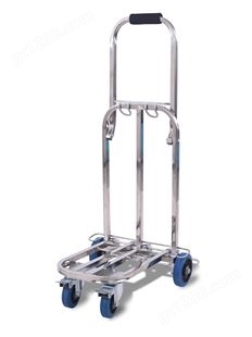 不锈钢便携行李车折叠爬楼梯拉货手拉车便携拉杆车买菜购物小拉车
