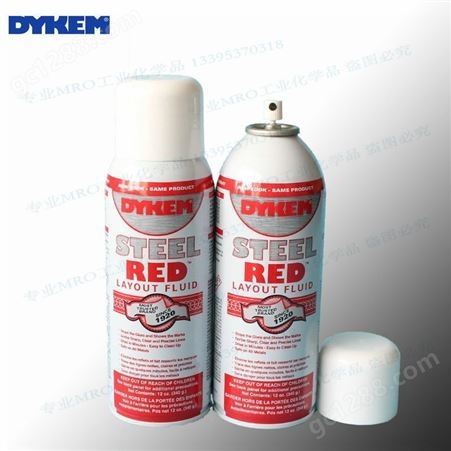 美国ITW DYKEM STEEL RED80096钢红表面标示液红丹划线合模检测液