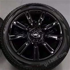 路虎黑色版22寸轮毂 轮胎 精品 欢迎来电