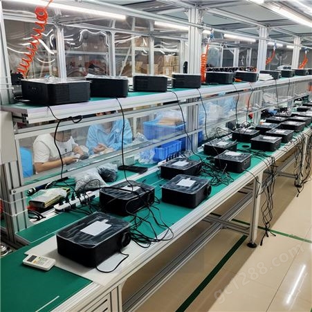 铝型材防静电工作台 车间工作桌 实验台 越海工业工厂生产