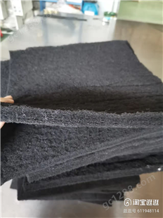 活性炭过滤棉废气处理 高吸附海绵蜂窝活性 黑色炭纤维棉