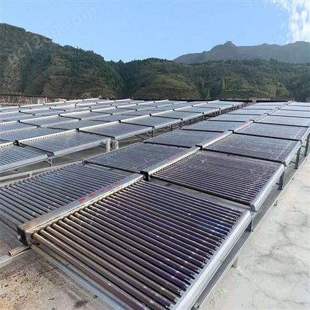 大容量36支太阳能真空管立式组装商用热水器
