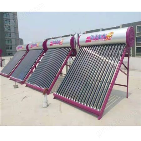 大容量36支太阳能真空管立式组装商用热水器