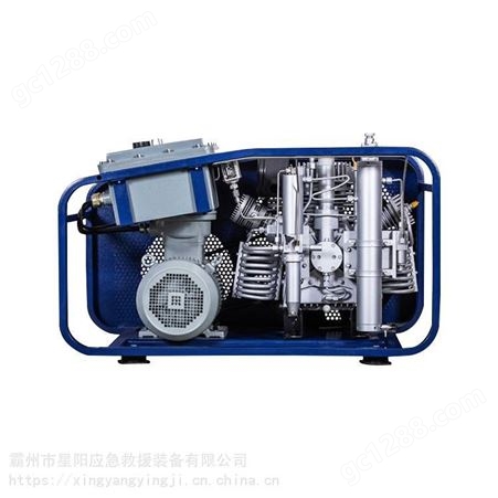 消防救援气瓶空压机NRW16型高压呼吸空气压缩机多用途空气填充泵