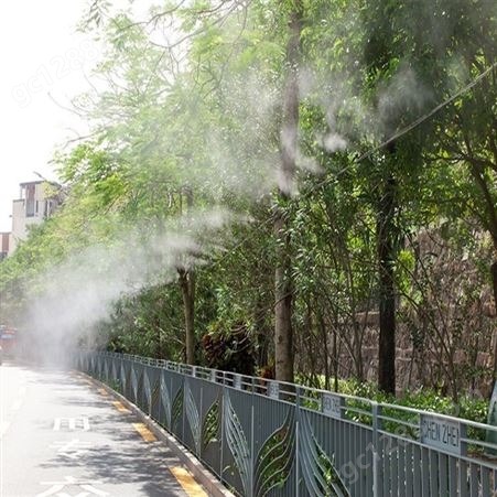石料车间喷雾降尘设备 喷雾设备降尘生产制造 公路围挡喷淋