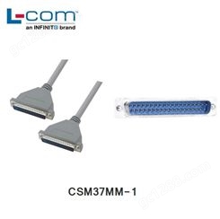 L-COM CSM37MM-1 经济型模制D-Sub 线缆 DB37 公头