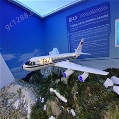 憬晨模型 大型飞机模型 仿真飞机模型 景区飞机模型