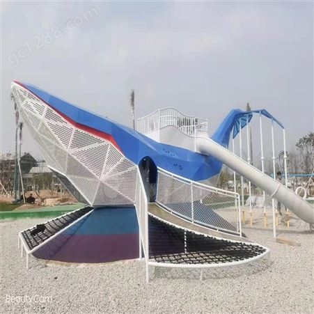定制不锈钢滑梯游乐设备 户外儿童娱乐设施 非标主题乐园大型组合滑梯
