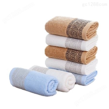 纯棉32股洗脸巾 成人家用礼品全棉柔软吸水洁面巾