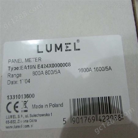 部分型号有库存 LUMEL传感器 LUMEL数字和模拟仪表