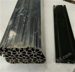 玻璃柜铝料销售 黑色八棱柱画展展板展架 定做展位 八棱柱展板出租厂
